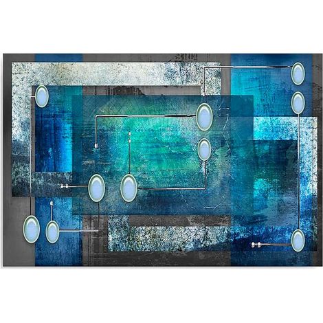 Tableau intérieur abstrait - 40 x 30 cm