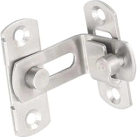 Serrure de porte en acier inoxydable à 90 degrés pour chambre d'hôtel ou garage (1/5)