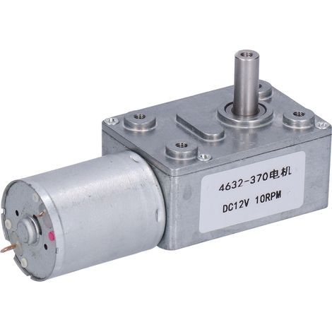 Moteur à vis sans fin turbo autobloquant en métal, 12 V CC, 10 tr/min, accessoire pour bricolage 4632370 (1/5)