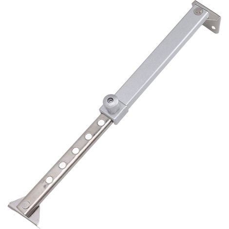 Charnière de fenêtre à ouverture par poussée extérieure, butée de fenêtre en alliage d'aluminium, quincaillerie de sécurité pour fenêtres résidentielles, 2 modèles (1/5)