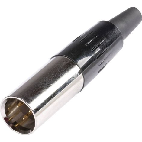 CONNECTEUR XLR HICON HI-XMCM3 MÂLE DROIT NOMBRE DE PÔLES: 3 ARGENT 1 PC(S)