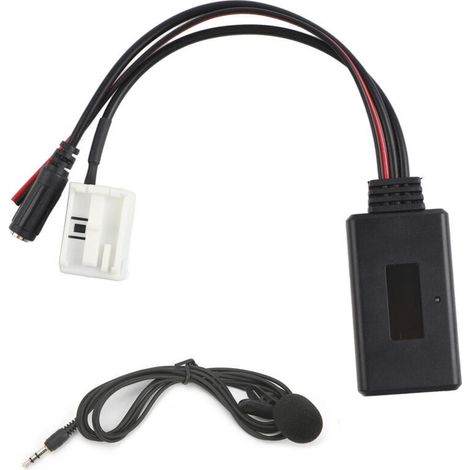 AIPERQ Jeffergarden Hands-Free Microphone Adapter for RD4 Car Radio, Bluetooth, Music, AUX, Phone Call, 12-Pin, Suitable for Peugeot (1/4)