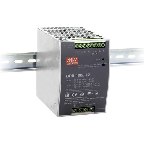 MEAN WELL DDR-480B-48 Convertitore DC/DC 48 V 10 A 480 W Num. uscite: 1 x Contenuto 1 pz.