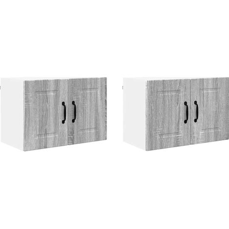 Meuble mural de cuisine,Armoire de cuisine 2 pcs Gris Sonoma 60 x 31 x 40 cm CFW11176 (1/5)