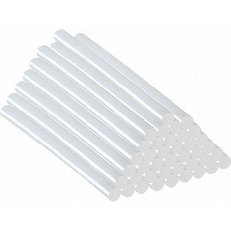 Pack of 40 hot glue sticks for electric glue guns - Universal 11mm diameter hot glue sticks - Glue sticks for crafts & DIY projects
