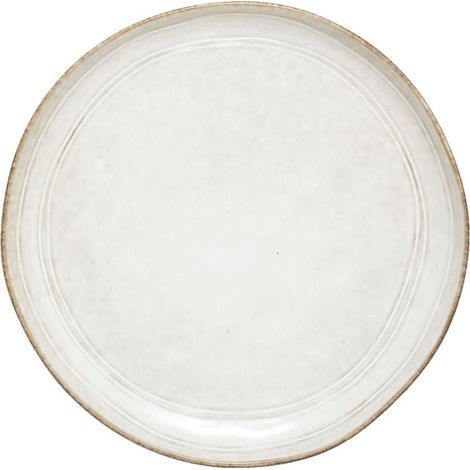 Lot de 6 Assiettes à Dessert "Flower" 21cm Gris (1/3)