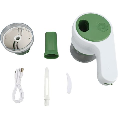 Tritatutto elettrico ricaricabile 4 in 1, portatile, ideale per tritare cipolle, zenzero, peperoncini, frutta e carne. (1/5)