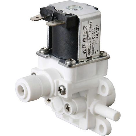 Une électrovanne de purification 12 V CC, normalement fermée, à haute conductivité. (1/5)