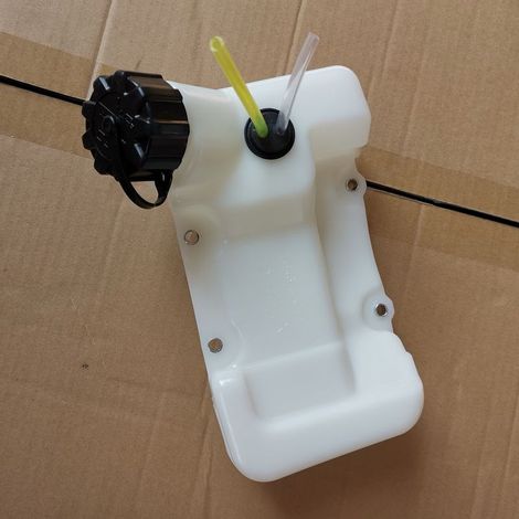 Réservoir de carburant TH43/TH48, réservoir de carburant en plastique, adapté aux moteurs Xindahua TH43/TH48. (1/3)