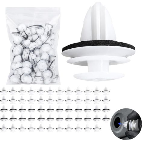 Clips de Fixation – 60 Pcs, 8 mm, Garniture Porte, Rondelle (1/5)
