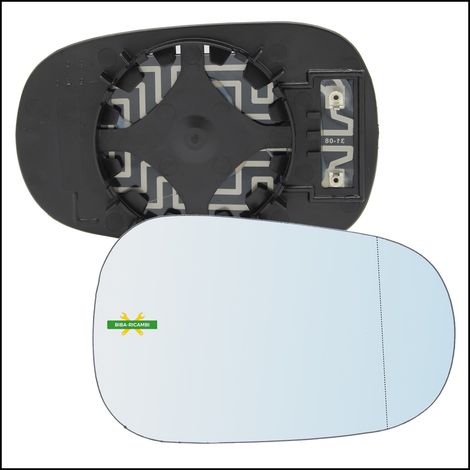 Piastra retrovisore termica asferica lato dx-passeggero per renault megane i dal (1/3)