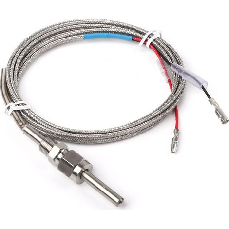 Jeffergarden Accessoire de transducteur de thermomètre de capteur de température d'échappement de voiture de 1/8in NPT (1/5)