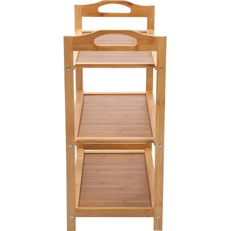 DIY 3-Tier Bamboo Shoe Rack, Storage for Entryway, Bedroom and Home (1/5)