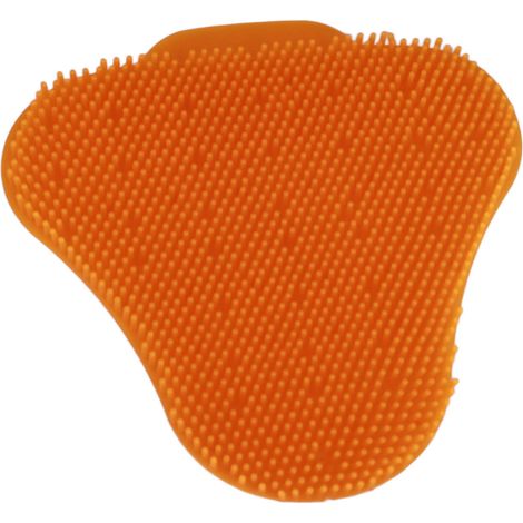 Boule parfumée anti-éclaboussures pour urinoir, écran déodorant triangle pour toilettes hommes, orange (1/5)