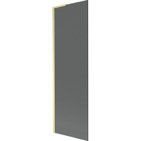Mexen Next L Badewannen-Überlauf 1-flügelig 60 x 150 cm, grafit, gold gebürstet - 895-060-000-03-40-55 (1/5)