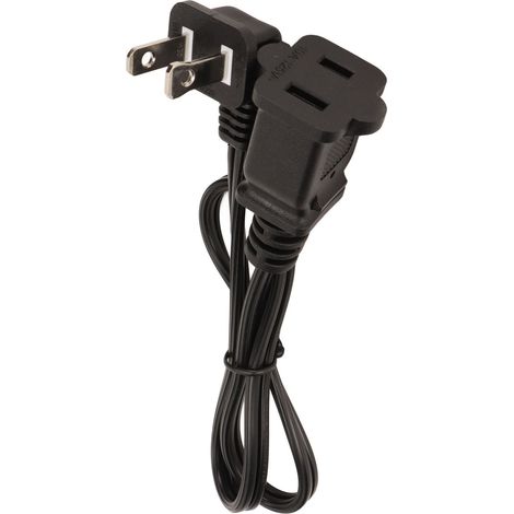 Prolongateur secteur mâle NEMA 5-15P vers femelle NEMA 5-15R, 0,5 m, lourd, pour appareils électroniques, prise américaine 125V (1/5)