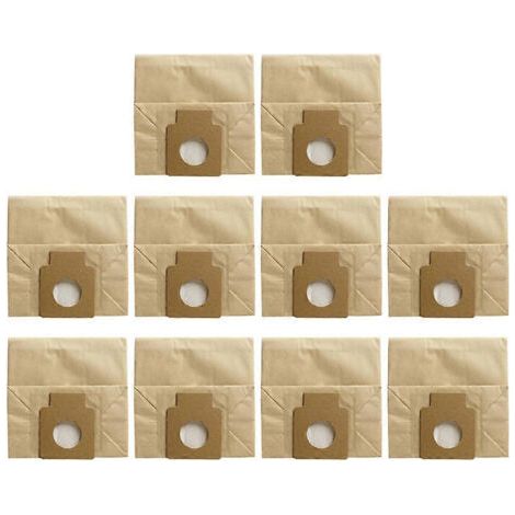 Lot de 10 sacs à poussière jetables de rechange pour aspirateur MC-2700, MC-2760, MC-4760 et C-11