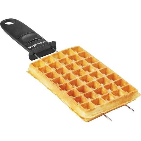 Waffeleisen - LAGRANGE - Waffelstecher - Einfaches Entformen - Schwarz
