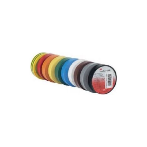 RUBAN VINYLE TEMFLEX T1500 MULTICO 15X10M - 10 ROULEAUX - 3M TRM80470N
