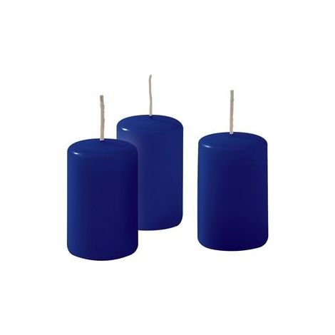 Cereria Di Giorgio Ceri D 4 Cm H 7 Cm 12 Pz Blue Navy