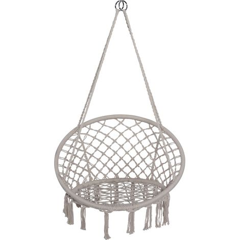 Chaise-hamac suspendue balancelle 80x40cm (1/3)