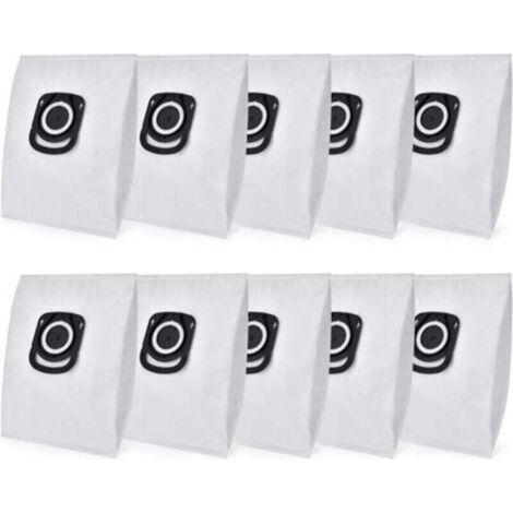 Lot de 10 sacs d'aspirateur pour Rowenta Hygiene + ZR200520 ZR200720 – 5 couches de tissu non tissé – Excellente filtration poussière et pollen - RO39xx (1/5)