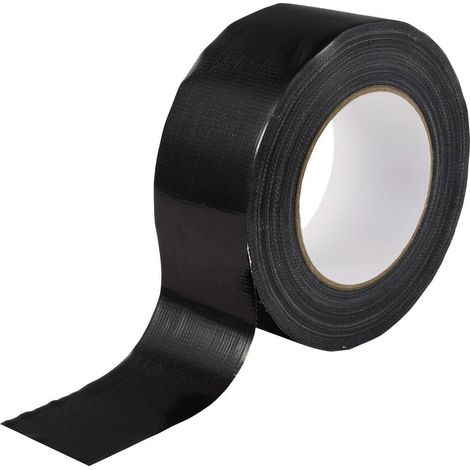 TOOLCRAFT TO-10917636 Ruban adhésif toilé Black (L x l) 50 m x 50 mm 1 pc(s) (1/4)