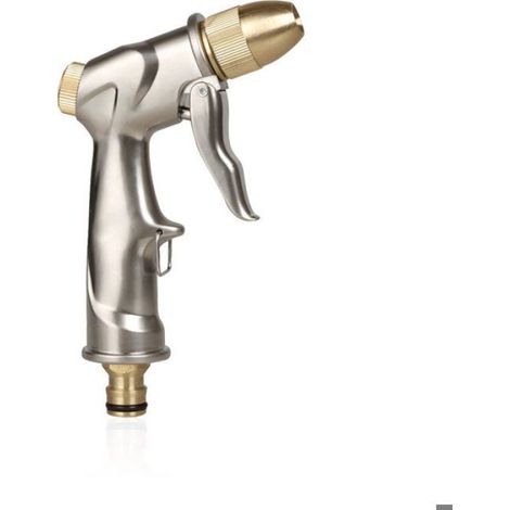 Hochdruck-Gießpistole – 100 % robuste Metallkonstruktion – Messingdüse – 4 Sprüheinstellungen (1/4)