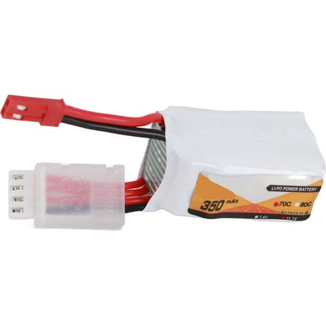 Batterie LiPo RC 11.1V 70C Décharge 3S Connecteur JST 350mAh pour Voiture Camion (1/5)