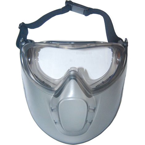 Greenstar - Occhiali Di Protezione In Policarbonato & Maschera Protezione - Sopracciglia Di Sicurezza Compatibili Con Occhiali Correttivi - Cinghia Regolabile - Standard EN166 - Decespugliatore & fai