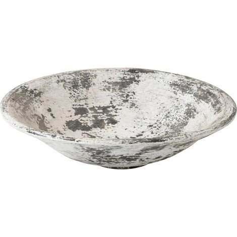 Coupelle Déco en Terre Cuite "Ruby" 46cm Noir & Blanc (1/3)