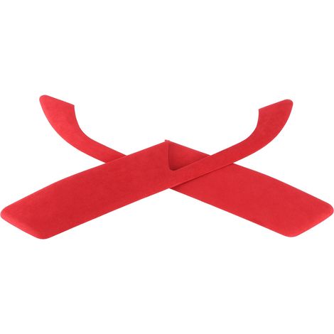 Lot de 2 panneaux de poignées de porte intérieures en daim, cadre de 2 mm d'épaisseur, compatibles avec Z4 E89 2009-2016, rouge (1/5)