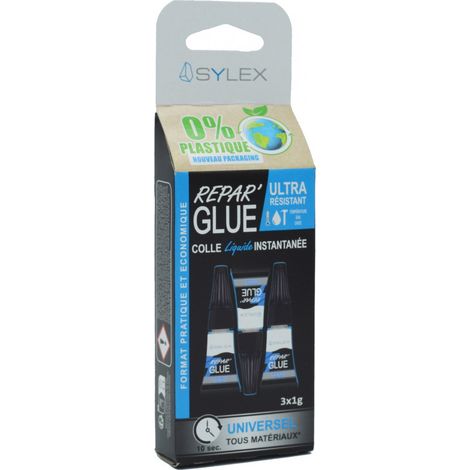 Colle Répar'Glue liquide 3x1g (1/2)