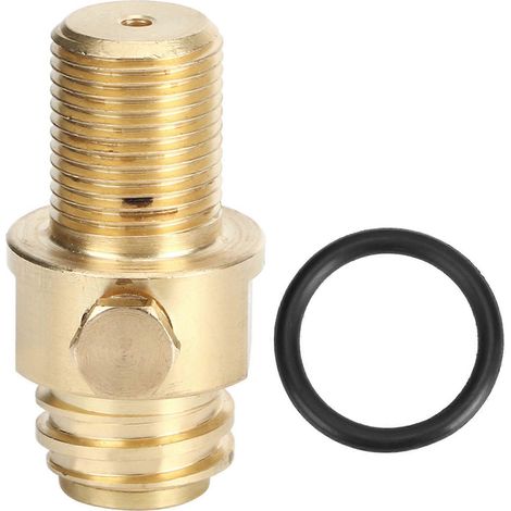 CO2-Flaschenadapter-Füllventil M18x1,5, kompatibel mit Sodastream-Gasflaschenregler (1/5)