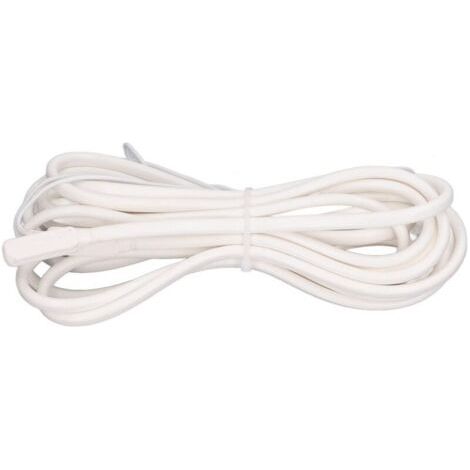 Cavo di riscaldamento per tubi, 200 W, 5 m, 70 °C, antigelo, cavo di riscaldamento impermeabile, corrente alternata 220 V (1/4)