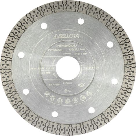 Disque diamantée spécial coupe fine BELLOTA 115 mm (1/2)