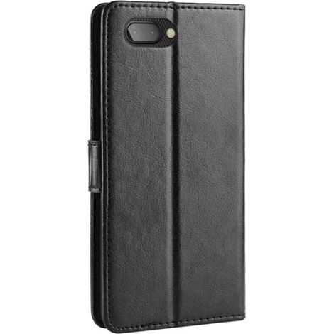 SHINING HOUSE Convient pour étui de téléphone portable BlackBerry Key2 Étui de protection BlackBerry KEY2 [Étui en cuir PU de haute qualité] [Étui de protection à rabat] [Sac portefeuille] - Noir (1/3)