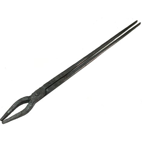 Pince de forge Tenailles de forge Pinces plates Pinces à bouche pointue 42cm Tenaille de forgeron pour l'ingénieur forgeron (1/4)