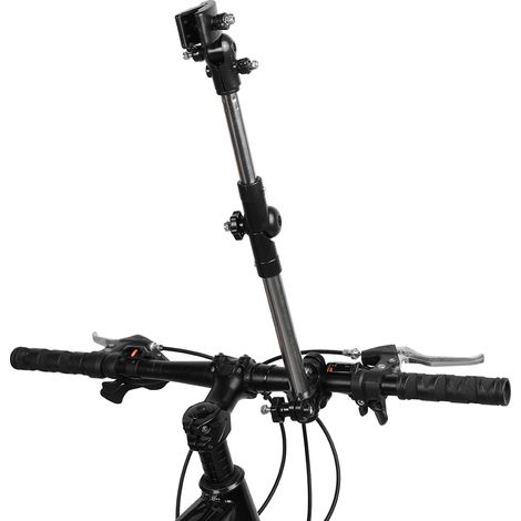 Support de parapluie de vélo en acier inoxydable, robuste et antivol, pour voiture (1/5)