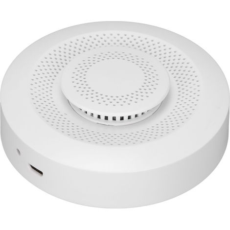 Intelligentes Lüftungssystem Tuya mit WLAN-App zur Überwachung von Formaldehyd, VOCs, Temperatur und Luftfeuchtigkeit. Tuya-kompatibler Luftqualitätssensor. (1/5)