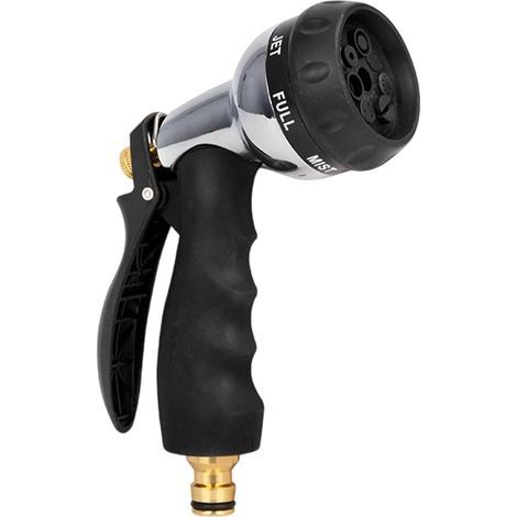 Pistolet d'arrosage Gardena haute pression, douchette à main, buse de pulvérisation 8 fonctions, débit d'eau réglable, pistolet d'arrosage pour lavage de voiture, douche pour animaux de compagnie (1/5)