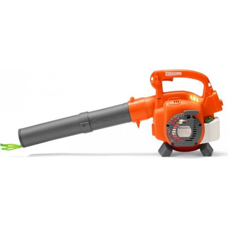 Husqvarna – Souffleur à batterie pour enfants – Effet sonore – Fonctionnement réel – Pour jeux d'extérieur – 3 ans et plus