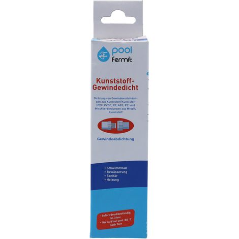 Fermit Kunststoff Gewindedicht Flüssigkleber - 100 g Tube - 09119