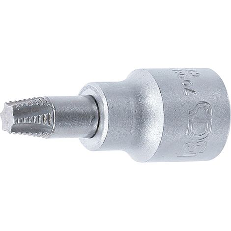 BGS  Estrattore  per  viti  con  attacco  quadro  interno  10  mm  (3/8")  per  profili  a  T  (Torx)  T40  -  7098-T40 (1/2)