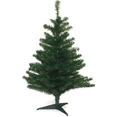 Albero di natale verde piccolo per addobbi da decorazioni casa 90 CM 135 punte con base in plastica (1/4)