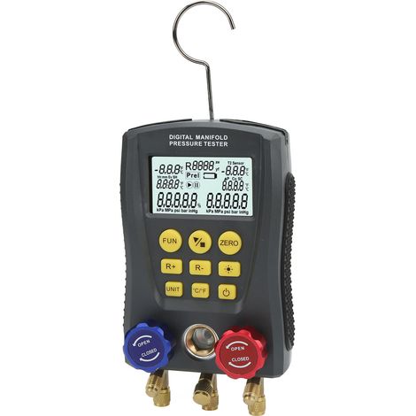 Manomètre numérique CVC haute précision pour la mesure des fuites de pression et de température sous vide pour systèmes de climatisation (1/5)