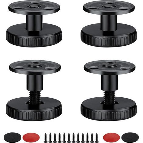 Juego de 10 patas ajustables para muebles (27-40 mm), con base antideslizante, aptas para mesas y armarios (1/5)
