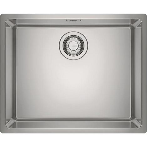 Franke – Cuve à monter sous plan 60cm inox 1 bac – Trop-plein discret – Dimensions 54x44cm – 471497
