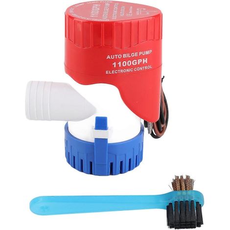 1100 GPH (4163 l/h) Automatische Bootsbilgepumpe, 4 m Förderhöhe, elektrische Tauchpumpe für Teich, Wassertank und Yacht