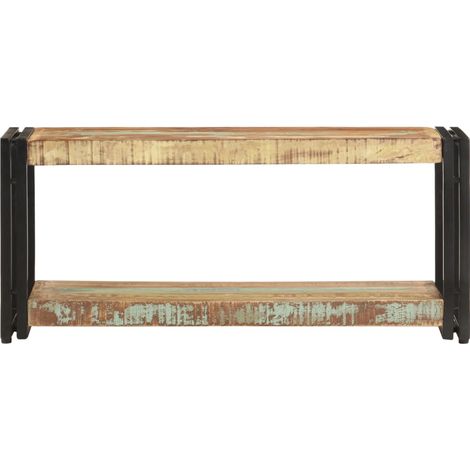 Meuble TV Banc TV Armoire TV 90x30x40 cm Bois de récupération massif (1/5)